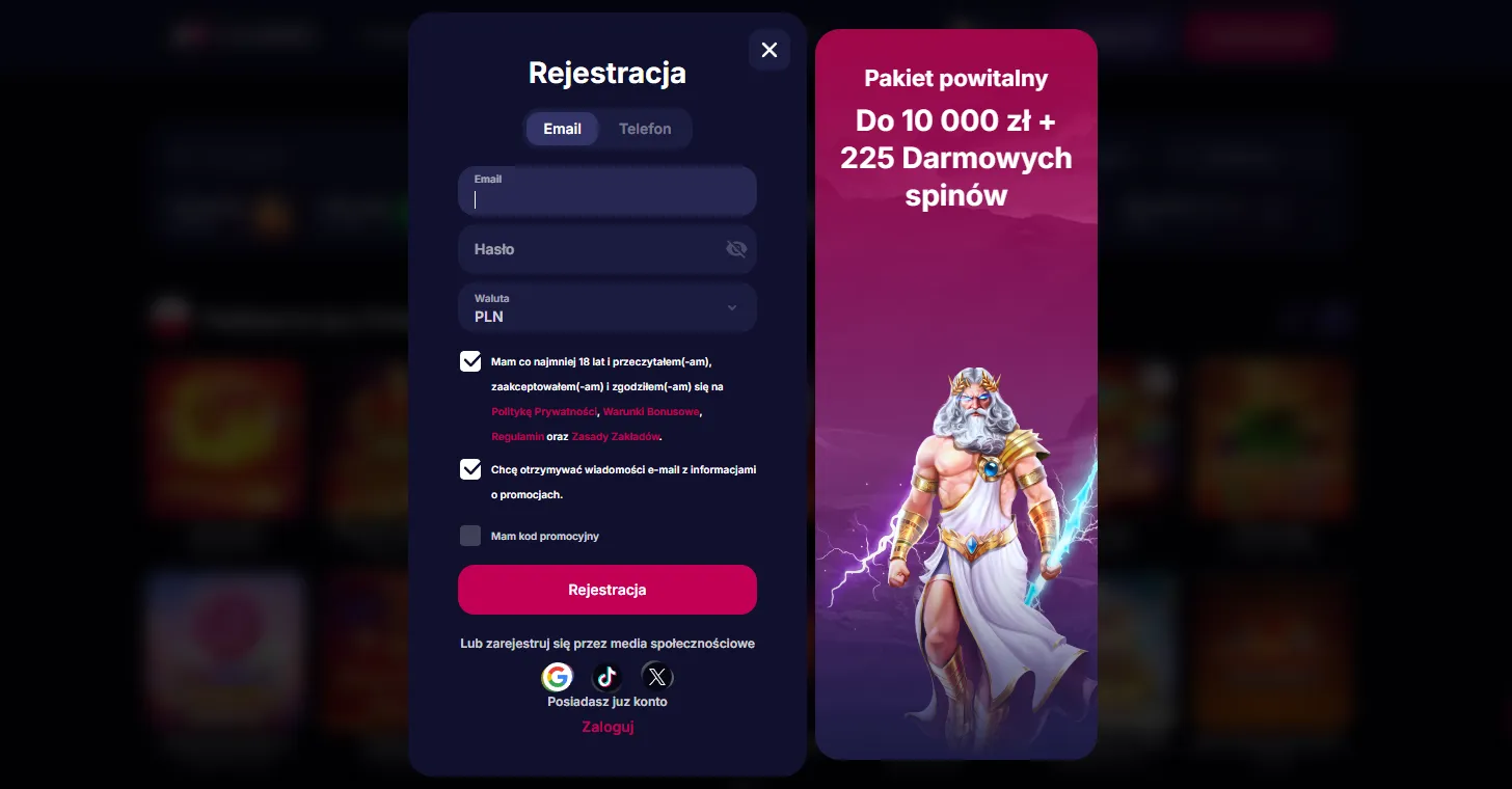 NV Casino recenzja – rejestracja i logowanie w kasynie